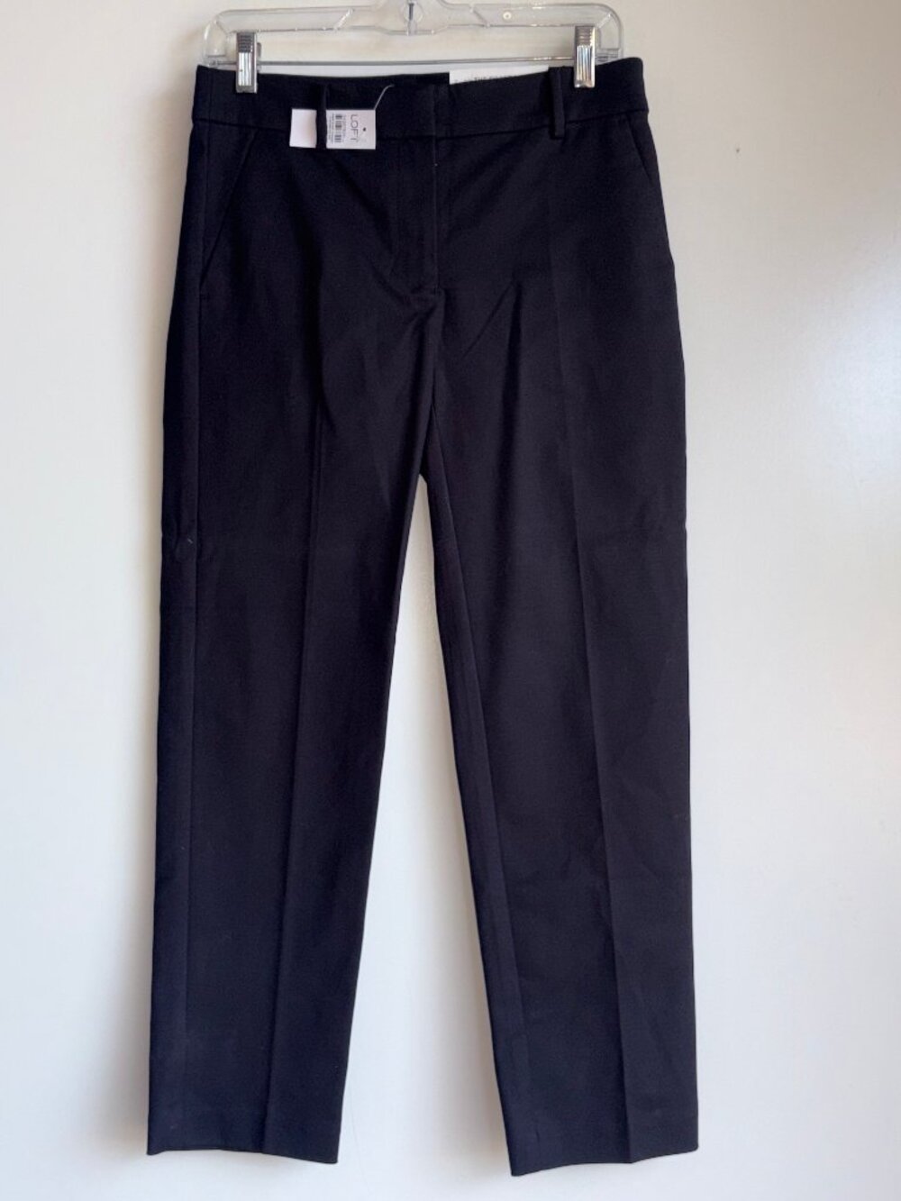 NWT LOFT Riviera Slim Pants Size 2 Black